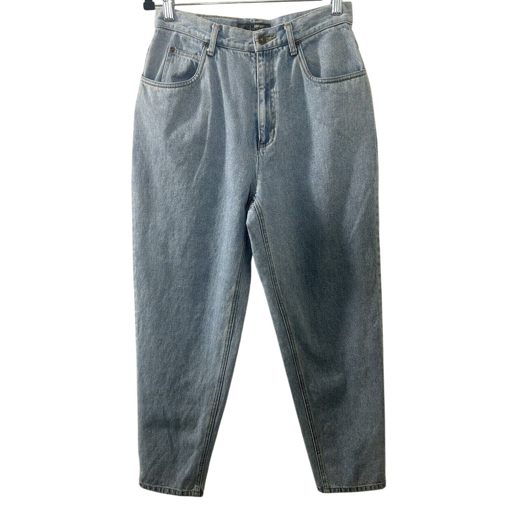 Lizwear Liz Claiborne Vintage High Waisted Mom Jeans Light Wash Blue Petite 12
